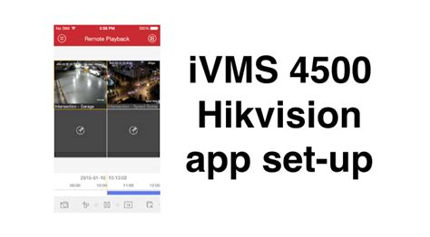 November 27. HIKVISION iVMS-4500 is a mobile phone surveillance application just based on iPhone, which supports the full line of Hikvision products, including the DS-7000/8000 series DVRs (dual ...